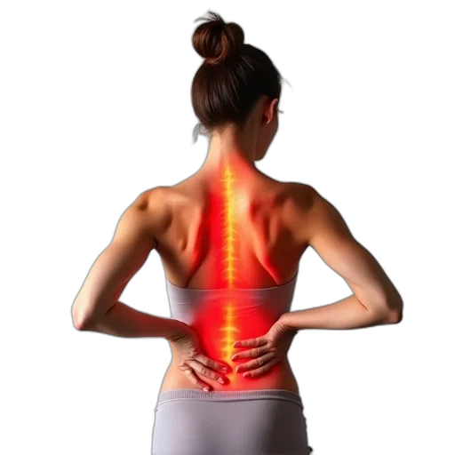 second, image, shows, same, woman, her, hair, bun transparent PNG cut-out
