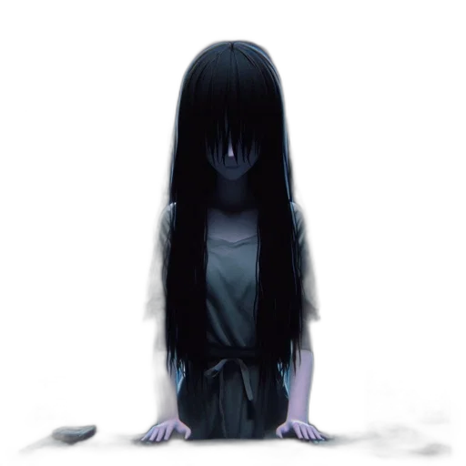 hair, creature, mask, face, concept art, anime, pixel art, fantasy art transparent PNG cut-out