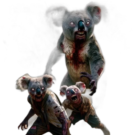 creature, animal, staff, concept art, photorealistic, 3d render, fantasy art, menacing transparent PNG cut-out