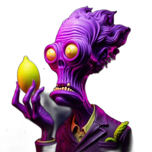 staff, creature, robot, mask, concept art, 3d render, fantasy art, pixel art transparent PNG cut-out