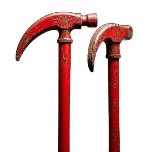weapon, staff, sword, umbrella, 3d render, photorealistic, concept art, red transparent PNG cut-out