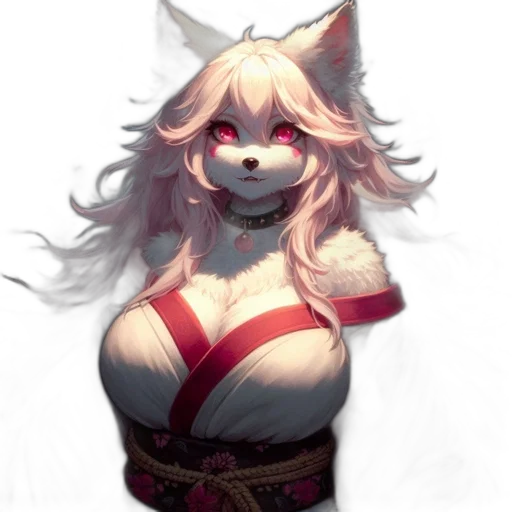 staff, mask, dress, animal, fantasy art, concept art, pixel art, anime transparent PNG cut-out
