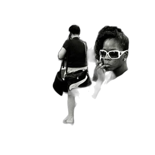 jacket, creature, shoes, photorealistic, 3d render, concept art, black, white transparent PNG cut-out