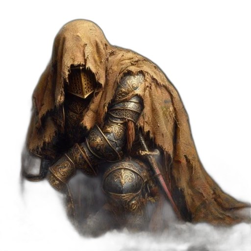 mask, jacket, face, sword, concept art, fantasy art, photorealistic, 3d render transparent PNG cut-out