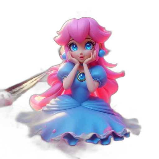 jewelry, dress, weapon, food, 3d render, concept art, vaporwave, fantasy art transparent PNG cut-out