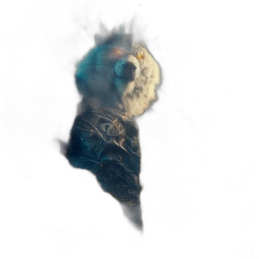 mask, creature, face, staff, concept art, 3d render, fantasy art, photorealistic transparent PNG cut-out