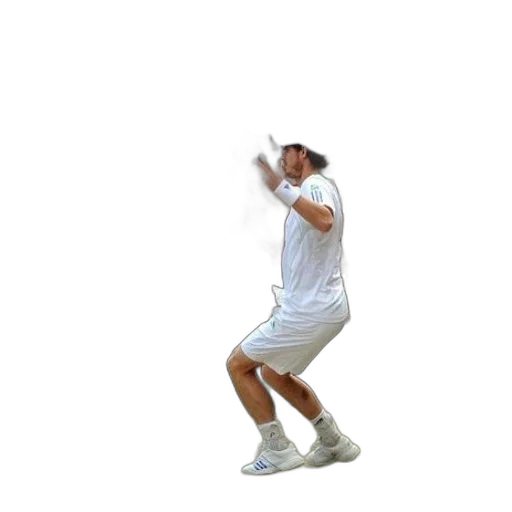 staff, 3d render, pixel art, tennis, player, action, court, crowd transparent PNG cut-out