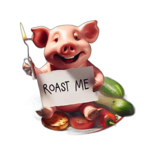 food, robot, 3d render, photorealistic, concept art, comical, photo, features transparent PNG cut-out