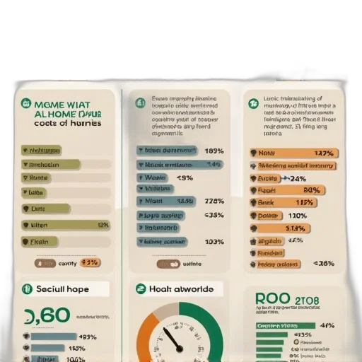 green, earth tones, infographic, about, cost, homeowning transparent PNG cut-out