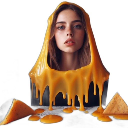 food, dress, face, jacket, concept art, photorealistic, 3d render, fantasy art transparent PNG cut-out