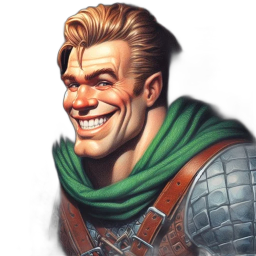 face, staff, fantasy art, comic book art, concept art, photorealistic, man, exuberant transparent PNG cut-out