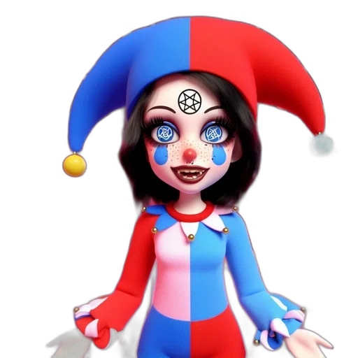 staff, creature, mask, face, 3d render, concept art, cartoon, fantasy art transparent PNG cut-out