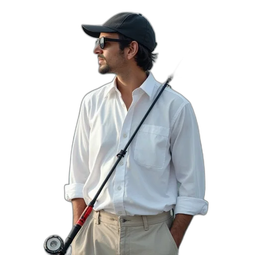 staff, jacket, umbrella, weapon transparent PNG cut-out