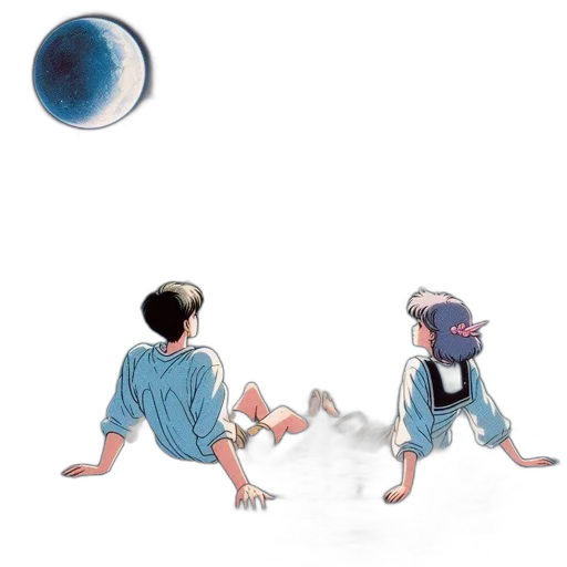 creature, mask, concept art, watercolor, anime, comic book art, outer space, fog transparent PNG cut-out