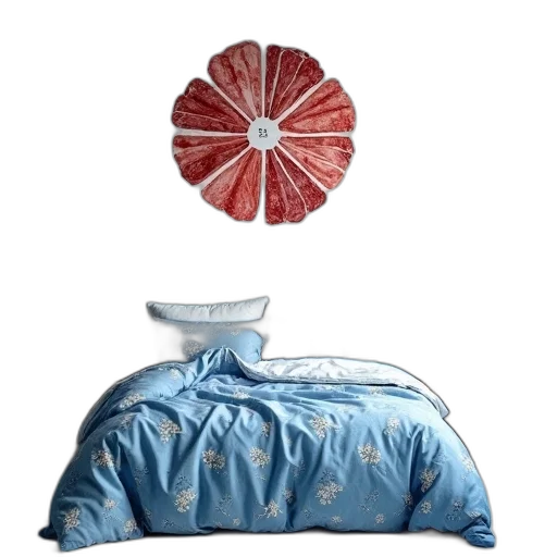 umbrella, furniture, jacket, crown, 3d render, photorealistic, concept art, red transparent PNG cut-out