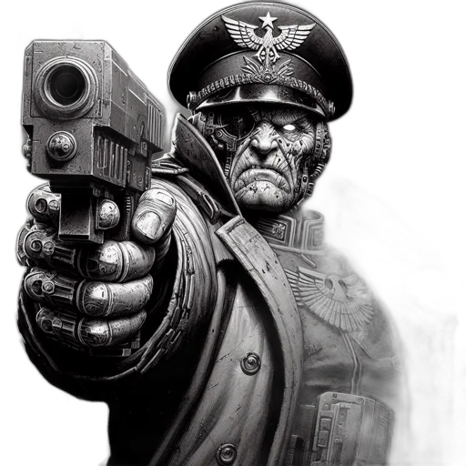 weapon, face, staff, comic book art, concept art, photorealistic, pencil sketch, intense transparent PNG cut-out