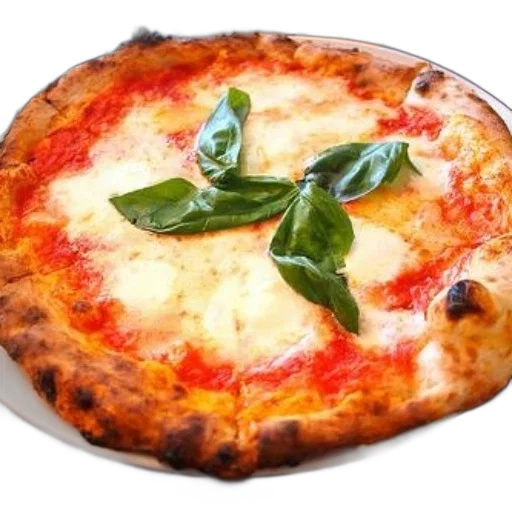 food, face, weapon, photorealistic, 3d render, delicious, margherita, pizza transparent PNG cut-out