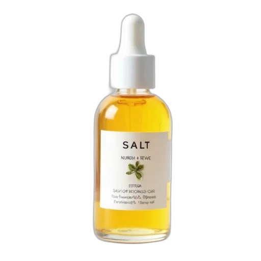bottle, salt, nourish, revive, facial, oil, white, cap transparent PNG cut-out
