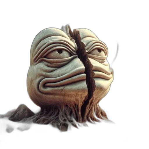mask, face, creature, staff, concept art, fantasy art, photorealistic, 3d render transparent PNG cut-out