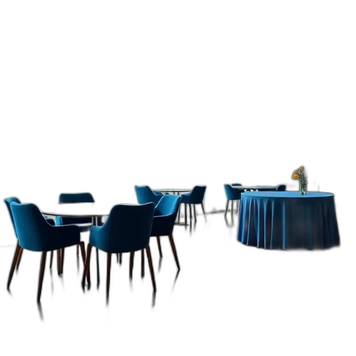furniture, staff, 3d render, concept art, photorealistic, blue, monochrome, modern transparent PNG cut-out