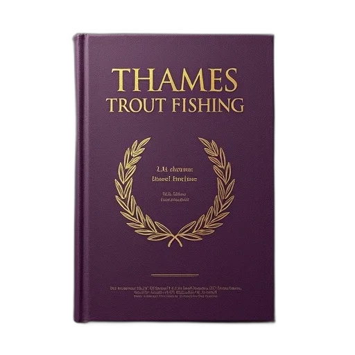 book, cover, title, thames, trout, fishing, large, bold transparent PNG cut-out