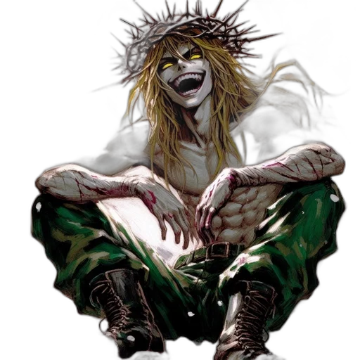 comic book art, concept art, photorealistic, fantasy art, character, blonde, hair, thorn transparent PNG cut-out