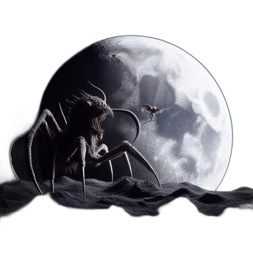 mask, creature, umbrella, dragon, concept art, photorealistic, 3d render, fantasy art transparent PNG cut-out