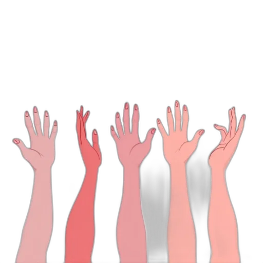 staff, 3d render, concept art, photorealistic, pastel, row, stylized, cartoon-like transparent PNG cut-out