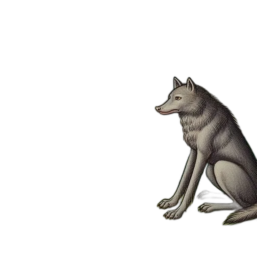 animal, creature, staff, watercolor, concept art, pixel art, photorealistic, monochrome transparent PNG cut-out
