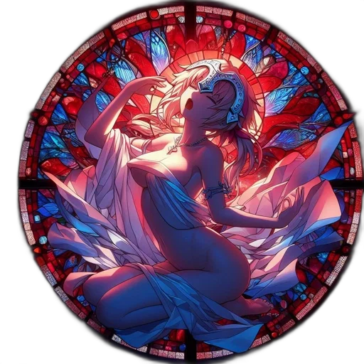comic book art, concept art, fantasy art, fire, red, animated, figure, resembling transparent PNG cut-out