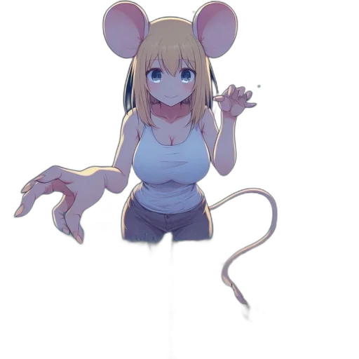 animal, creature, staff, weapon, anime, concept art, cartoon, 3d render transparent PNG cut-out