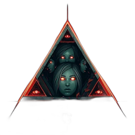 mask, face, creature, umbrella, concept art, pixel art, fantasy art, cyberpunk transparent PNG cut-out