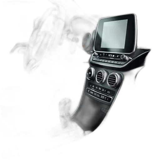 staff, robot, weapon, jewelry, photorealistic, 3d render, close-up, black transparent PNG cut-out