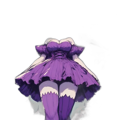 dress, crown, creature, flower, concept art, anime, pixel art, watercolor transparent PNG cut-out