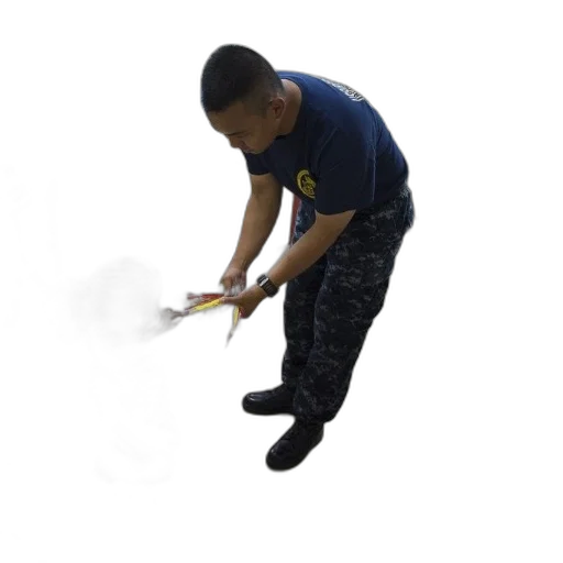 staff, weapon, umbrella, sword, fire, man, navy, uniform transparent PNG cut-out