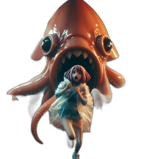 creature, animal, mask, staff, concept art, 3d render, fantasy art, pixel art transparent PNG cut-out
