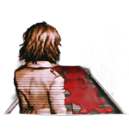 jacket, robot, dress, weapon, pixel art, concept art, vaporwave, cyberpunk transparent PNG cut-out