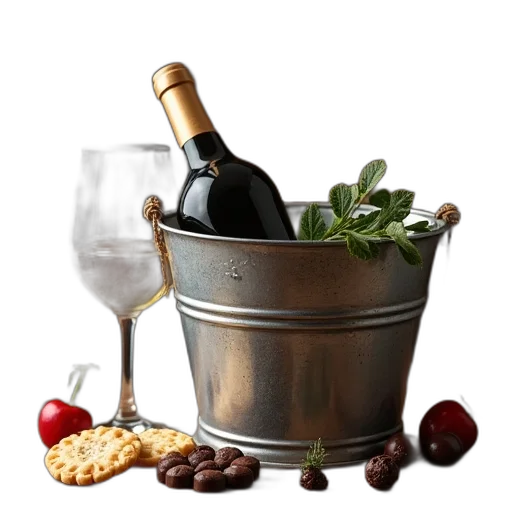food, bottle, photorealistic, 3d render transparent PNG cut-out