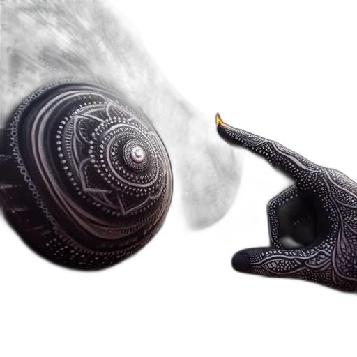 mask, dragon, weapon, staff, photorealistic, 3d render, concept art, fantasy art transparent PNG cut-out