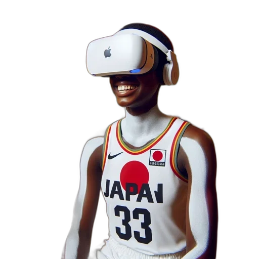 robot, mask, 3d render, concept art, vaporwave, anime, person, nike transparent PNG cut-out