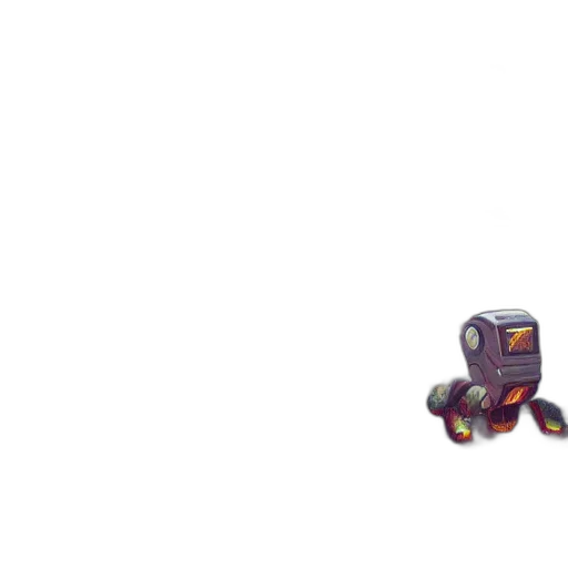 robot, car, furniture, creature transparent PNG cut-out