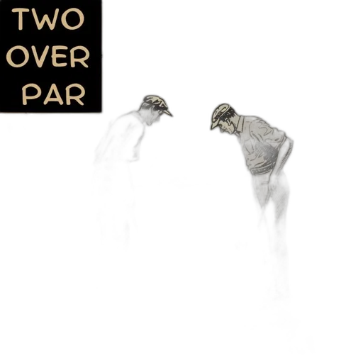 fog, two, men, golf, course, one, taking, shot transparent PNG cut-out