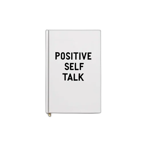book, titled, positive, self transparent PNG cut-out