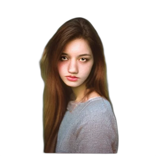 face, hair, creature, mask transparent PNG cut-out