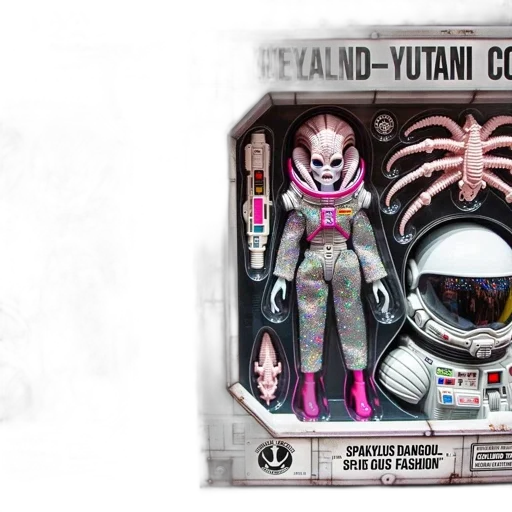 concept art, comic book art, outer space, two, action, figure, sets, displayed transparent PNG cut-out