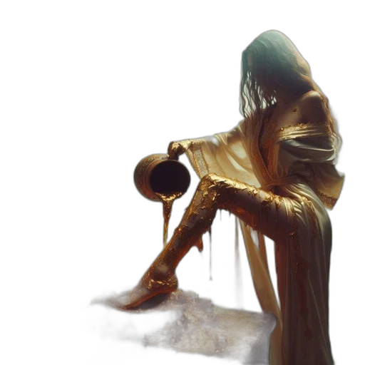 mask, dress, sword, jewelry, concept art, photorealistic, 3d render, oil painting transparent PNG cut-out