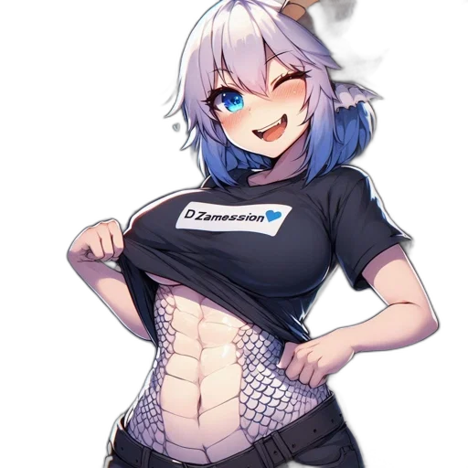 robot, dress, dragon, animal, anime, pixel art, cyberpunk, cartoon transparent PNG cut-out
