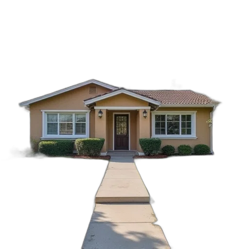 building, 3d render, photorealistic, home transparent PNG cut-out