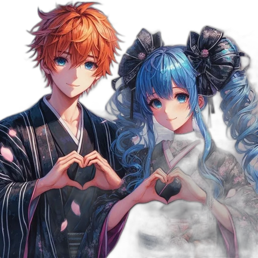 anime, fantasy art, pixel art, concept art, blue, monochrome, pastel, colorful transparent PNG cut-out