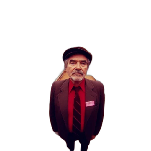 staff, hat, jacket, face, concept art, 3d render, cartoon, photorealistic transparent PNG cut-out